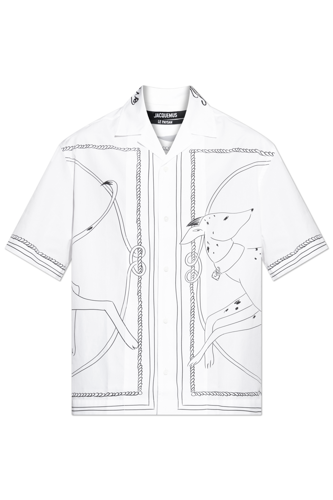 【JACQUEMUS】シャツ ホワイト White Shirt with print Jacquemus - Vitkac AS
